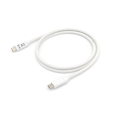 Equip 128361 Câble USB 3.2 Gen 1 C vers C, M M , 1.0m, PD 60W, 5Gbps, Blanc