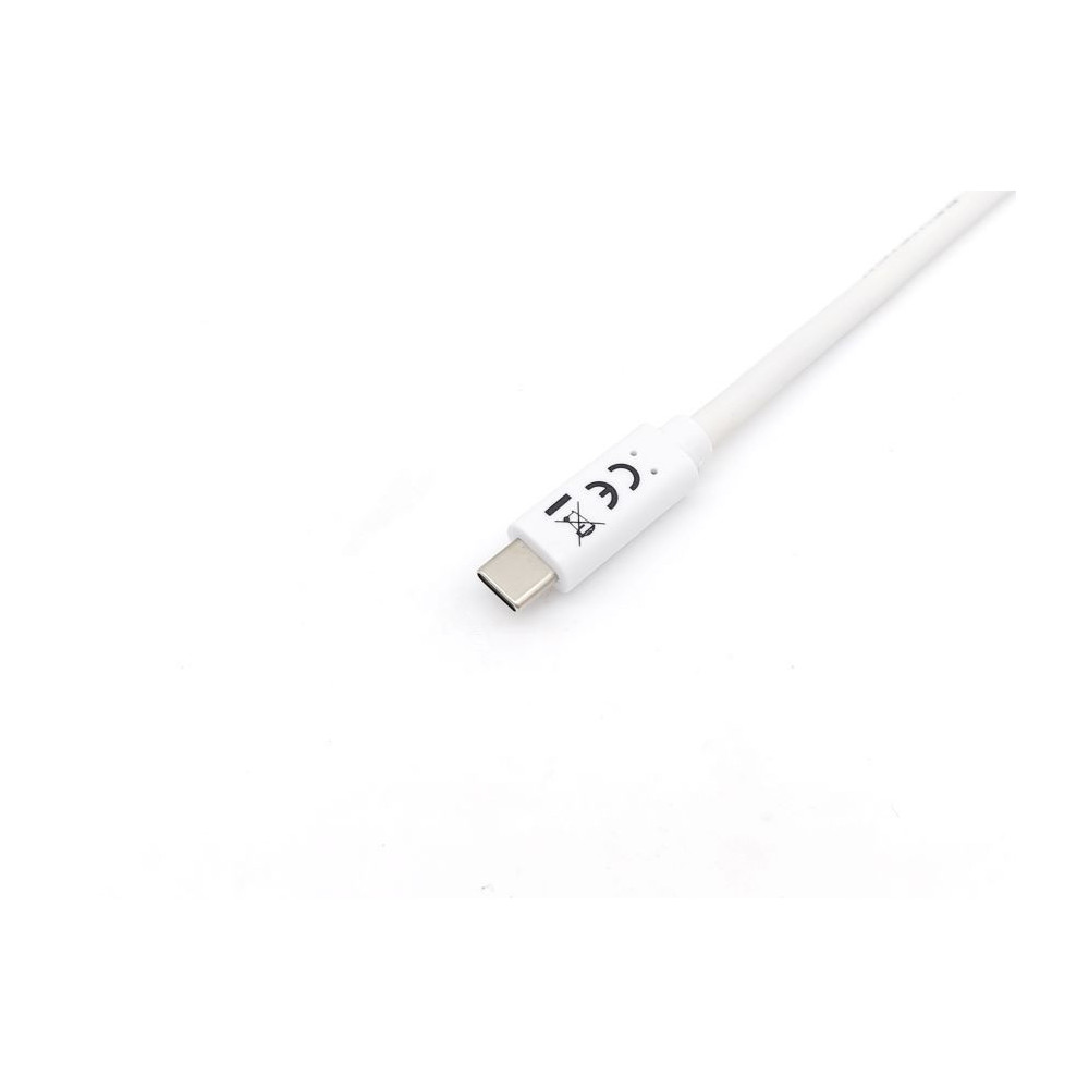 Equip 128362 Câble USB 3.2 Gen 1 C vers C , M M , 2.0m, PD 60W, 5Gbps, Blanc
