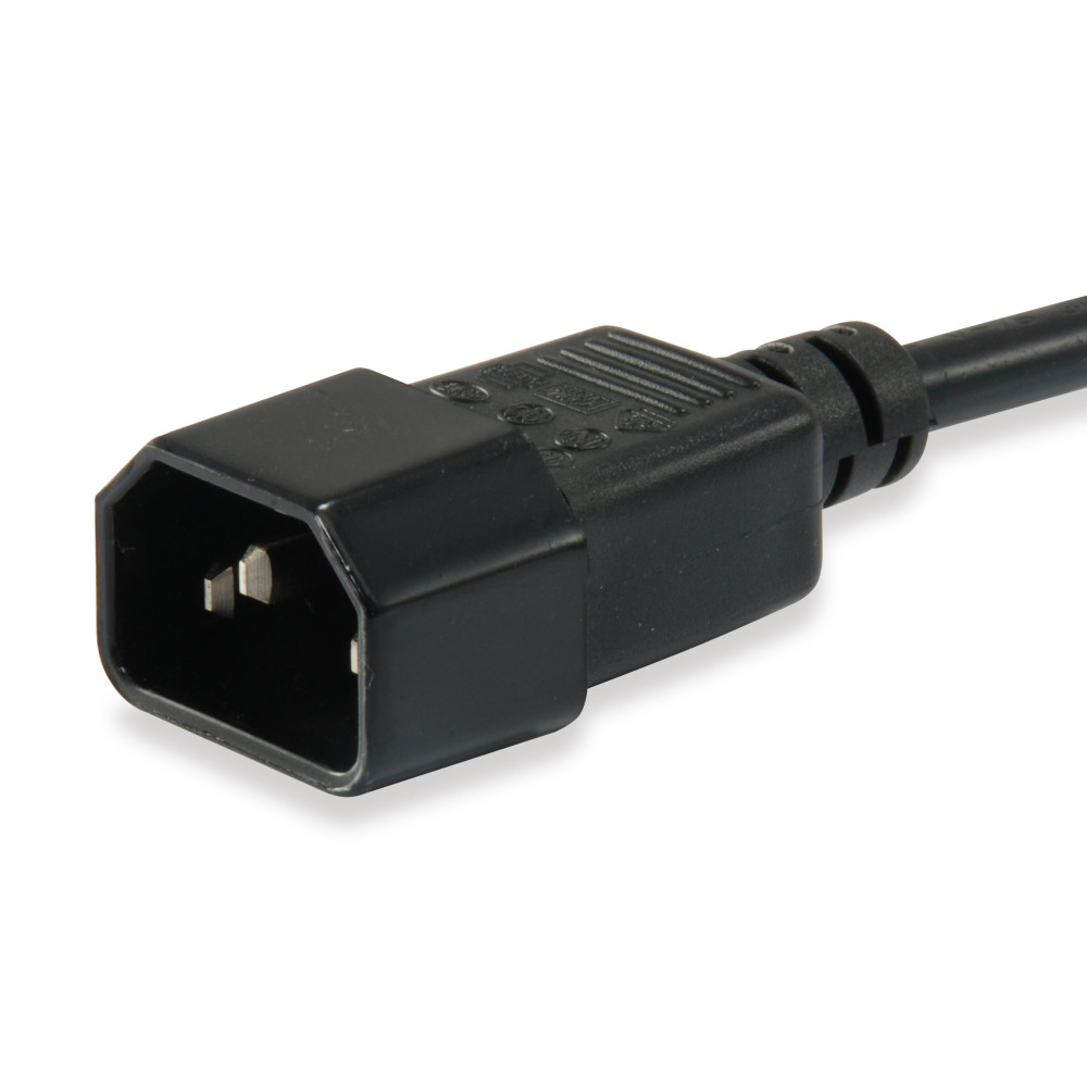 Equip 112101 Noir 3 m Coupleur C13 Coupleur C14
