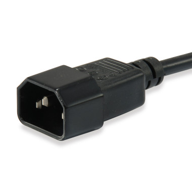 Equip 112101 Noir 3 m Coupleur C13 Coupleur C14
