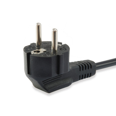 Equip 112121 Noir 3 m Prise d'alimentation type F Coupleur C13
