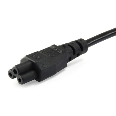 Equip 112151 Noir 3 m Prise d'alimentation type F Coupleur C5