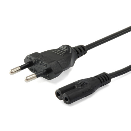 Equip 112161 Noir 3 m Prise d'alimentation type C Coupleur C7