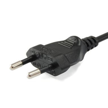Equip 112161 Noir 3 m Prise d'alimentation type C Coupleur C7