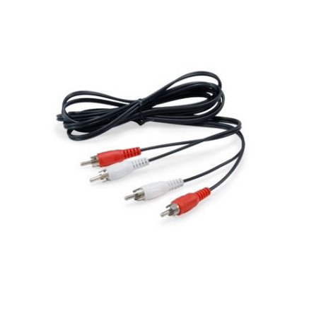 Equip 147094 câble audio 2,5 m 2 x RCA Noir