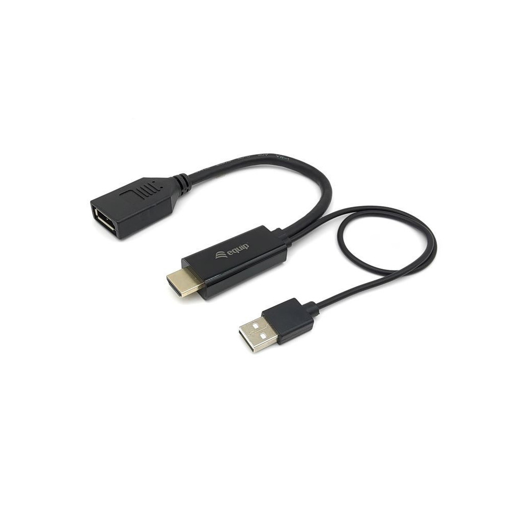 Equip 119039 câble vidéo et adaptateur 0,15 m HDMI Type A (Standard) DisplayPort Noir Equip 119039 câble vidéo et adaptateur 0,15 m HDMI Type A (Standard) DisplayPort Noir