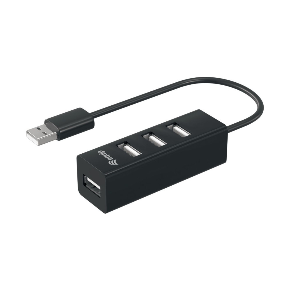 Equip 128955 hub & concentrateur USB 2.0 480 Mbit s Noir Equip 128955 hub & concentrateur USB 2.0 480 Mbit s Noir