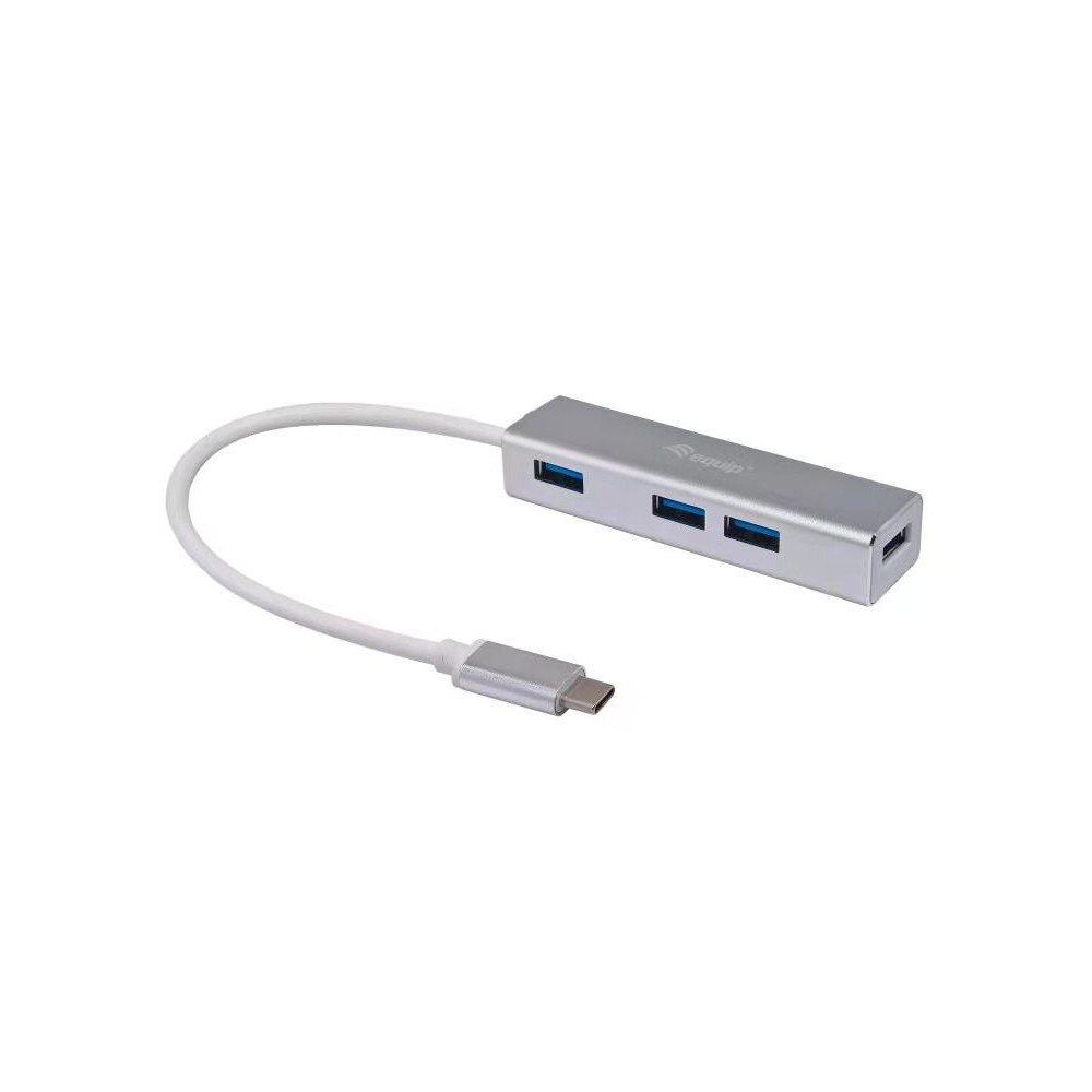 Equip 128958 hub & concentrateur USB 3.2 Gen 1 (3.1 Gen 1) Type-C 5000 Mbit s Argent Equip 128958 hub & concentrateur USB 3.2 Gen 1 (3.1 Gen 1) Type-C 5000 Mbit s Argent