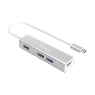 Equip 128958 hub & concentrateur USB 3.2 Gen 1 (3.1 Gen 1) Type-C 5000 Mbit s Argent