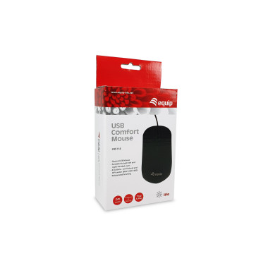 Equip 245114 souris Bureau Ambidextre USB Type-A Optique 1600 DPI