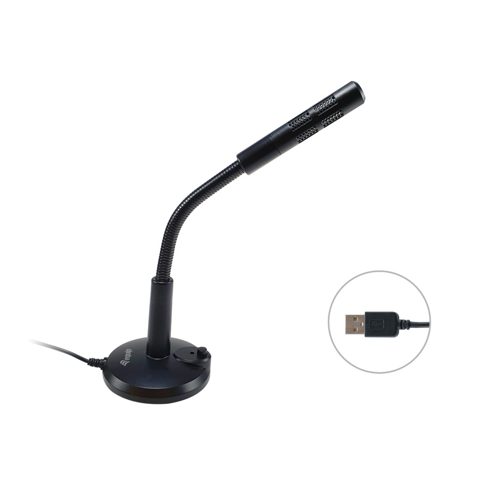 Equip 245340 Noir Microphone de table