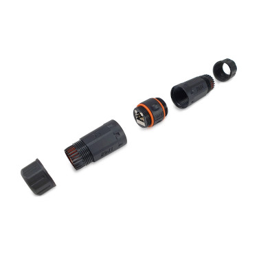 Equip 221162 changeur de genre de câble RJ-45 Noir, Orange