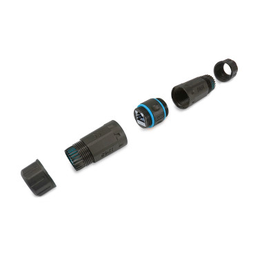Equip 221172 changeur de genre de câble RJ-45 Noir, Bleu