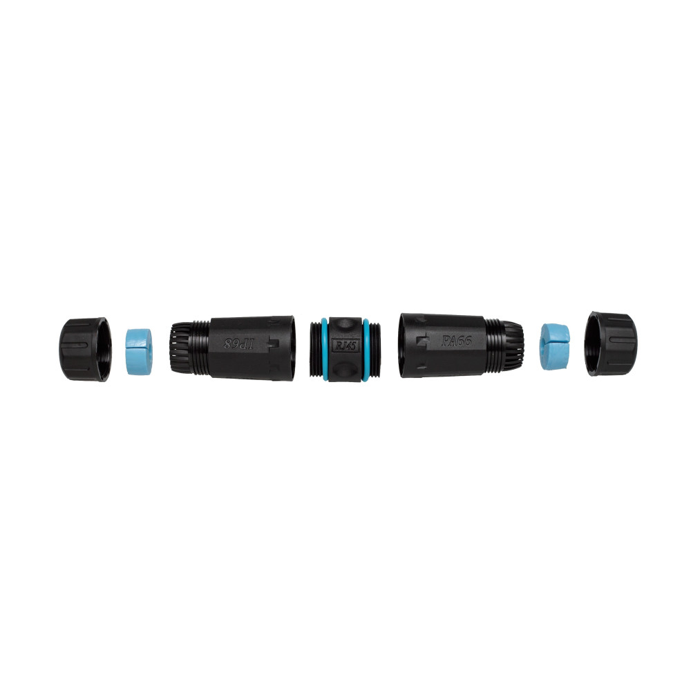 Equip 221172 changeur de genre de câble RJ-45 Noir, Bleu