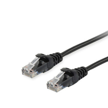 Equip 603153 câble de réseau Noir 1,5 m Cat6a U UTP (UTP)