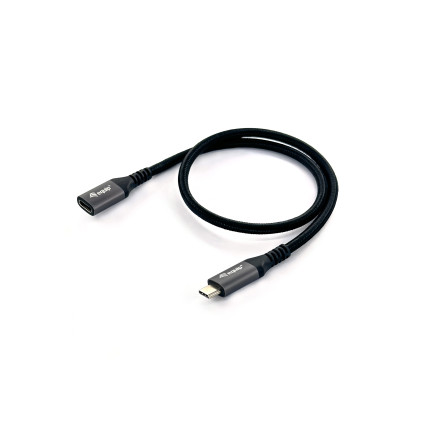 Equip 128370 Câble d'extension USB 3.2 Gen 2 C vers C, M F, 0,5m, 4K 60Hz, 10Gbps, noir