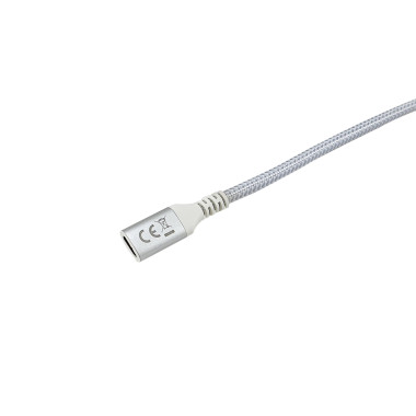 Equip 128375 Câble d'extension USB 3.2 Gen 2 C vers C, 0,5m, M F, 4K 60Hz, 10Gbps, blanc