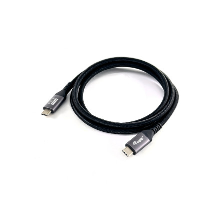 Equip 128381 Câble USB 4 Gen 3 C vers C, M M, 1.2m, PD3.1 240W, 8K 60Hz, 40Gbps, noir