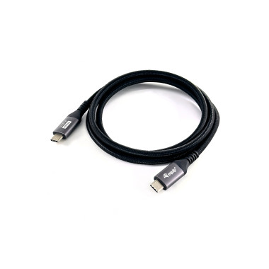 Equip 128381 Câble USB 4 Gen 3 C vers C, M M, 1.2m, PD3.1 240W, 8K 60Hz, 40Gbps, noir