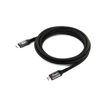 Equip 128382 Câble USB4 Gen 2x2 C vers C, M M, 2.0m, PD 100W, 4K 60Hz, 20Gbps, noir