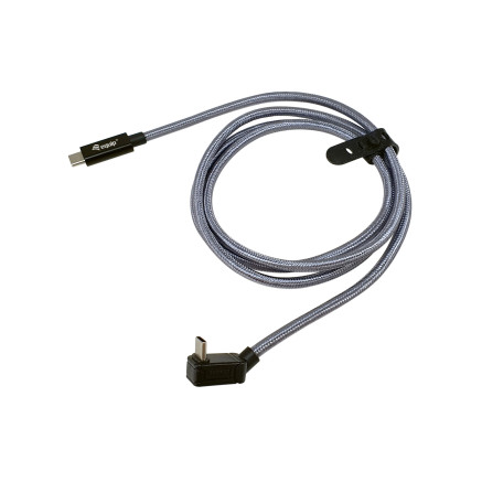 Equip 128422 Câble USB 3.2 Gen 2x2 C vers C U plug, 2,0m, noir, M M, PD240W, 4K 60Hz, 20Gbps