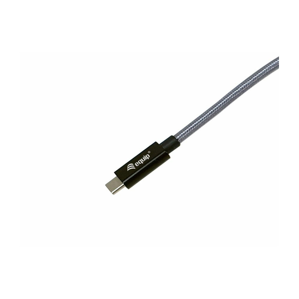 Equip 128423 Câble USB 3.2 Gen 2x2 C vers C U plug, 3.0m, noir, M M, PD240W, 4K 60Hz, 20Gbps