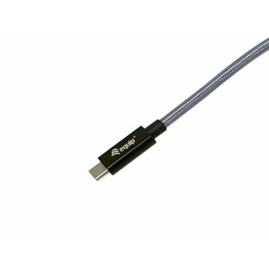 Equip 128423 Câble USB 3.2 Gen 2x2 C vers C U plug, 3.0m, noir, M M, PD240W, 4K 60Hz, 20Gbps