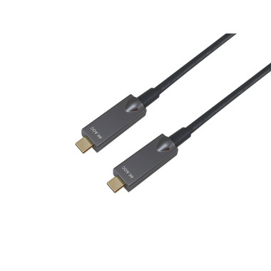 Equip 119462 Câble optique actif USB-C vers C, M M, 10m, PD 60W, 4K 60Hz, 10Gbps, Vidéo+Données+PD