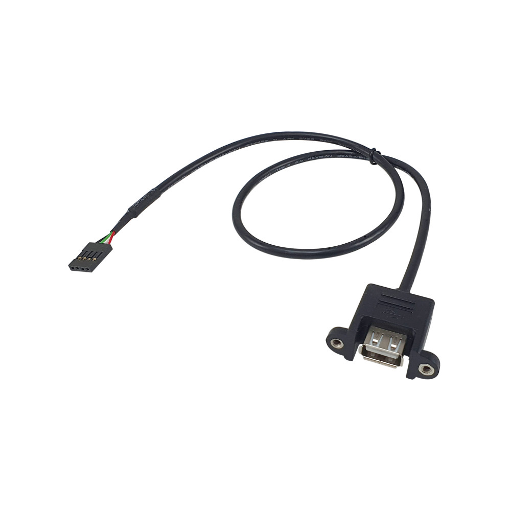 Equip 128820 Câble interne USB 2.0 4 broches carte mère vers USB-A femelle femelle Equip 128820 Câble interne USB 2.0 4 broches carte mère vers USB-A femelle femelle