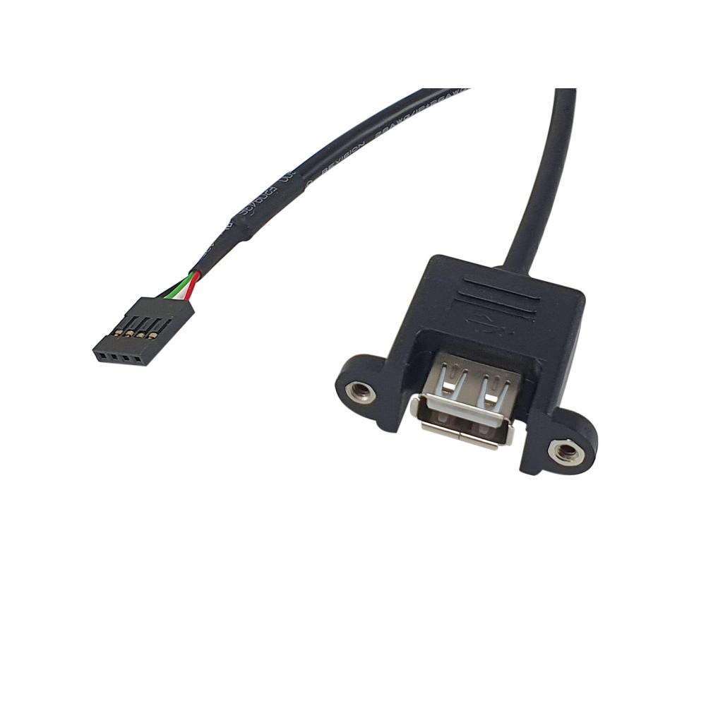Equip 128820 Câble interne USB 2.0 4 broches carte mère vers USB-A femelle femelle