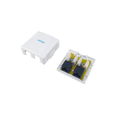 Equip 235216 boitier de prise de courant RJ-45 Blanc