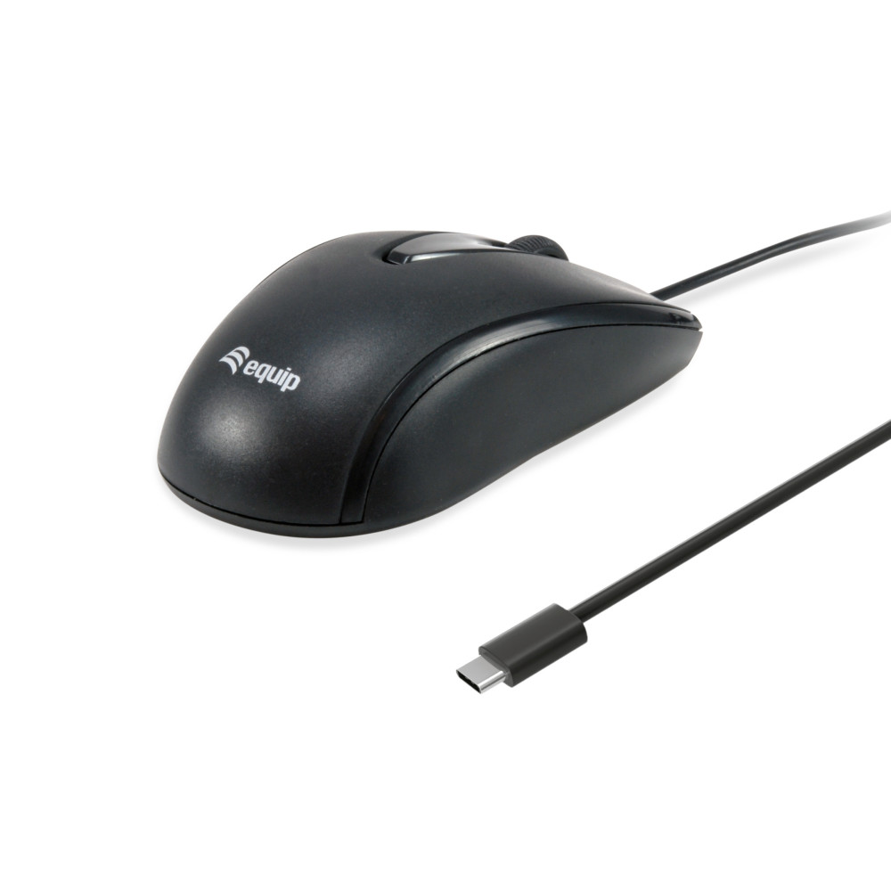 Equip 245116 souris Bureau Ambidextre USB Type-C Optique 1200 DPI