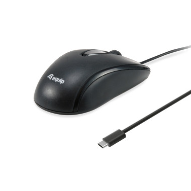 Equip 245116 souris Bureau Ambidextre USB Type-C Optique 1200 DPI