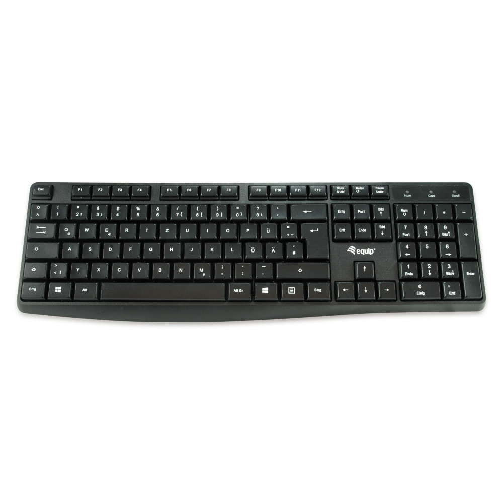 Equip 245214 clavier Bureau USB AZERTY Français Noir Equip 245214 clavier Bureau USB AZERTY Français Noir