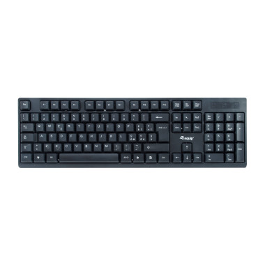 Equip 245223 clavier Souris incluse Bureau RF sans fil QWERTY Italien Noir