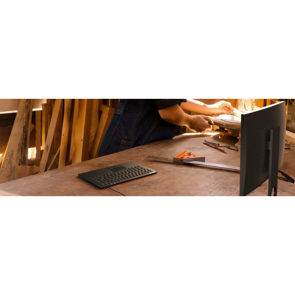 KeySonic KSK-5230IN​ clavier Industriel USB QWERTY Anglais britannique Noir