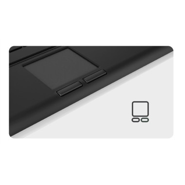 KeySonic KSK-5211ELU (DE) clavier Maison USB QWERTZ Allemand Noir