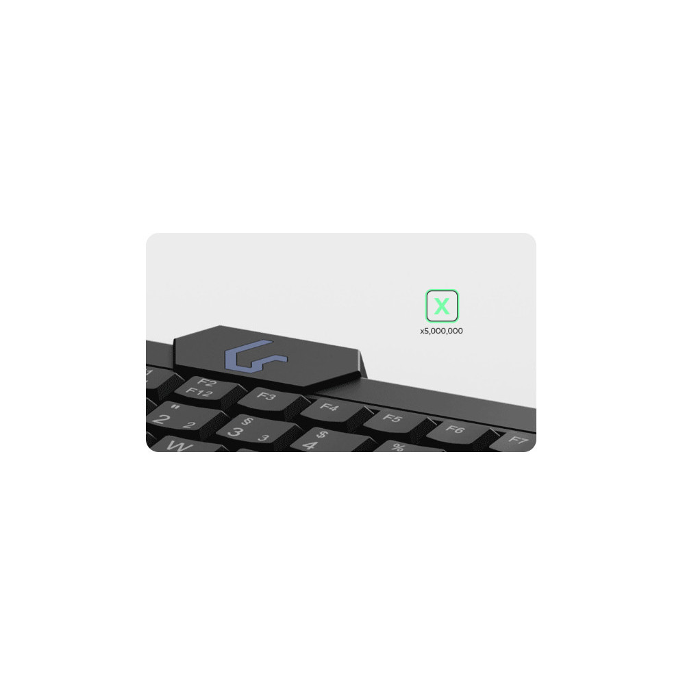 KeySonic KSK-3210ELU (DE) clavier Maison USB QWERTZ Allemand Noir