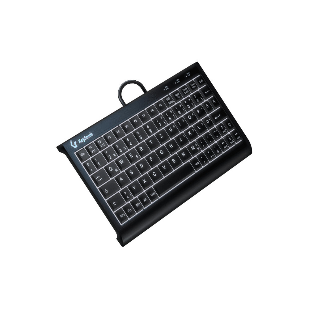 KeySonic KSK-3011ELC (DE) clavier Maison USB QWERTZ Allemand Noir KeySonic KSK-3011ELC (DE) clavier Maison USB QWERTZ Allemand Noir
