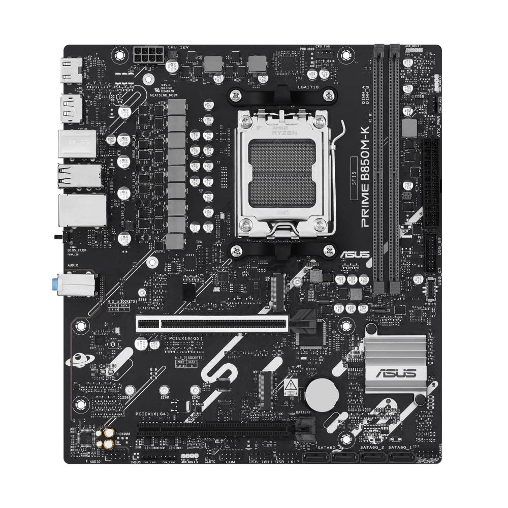 ASUS PRIME B850M-K AMD B850 Emplacement AM5 micro ATX ASUS PRIME B850M-K AMD B850 Emplacement AM5 micro ATX