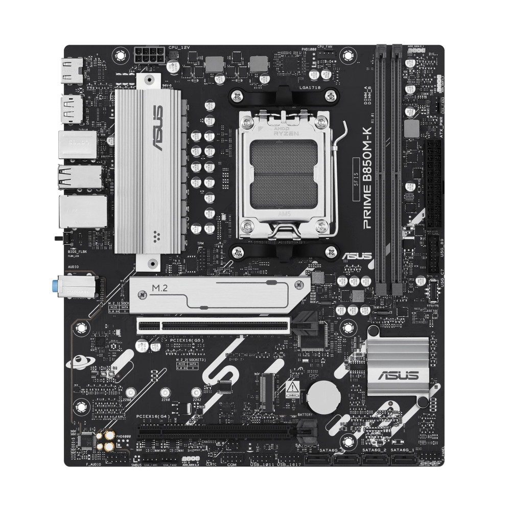 ASUS PRIME B850M-K AMD B850 Emplacement AM5 micro ATX