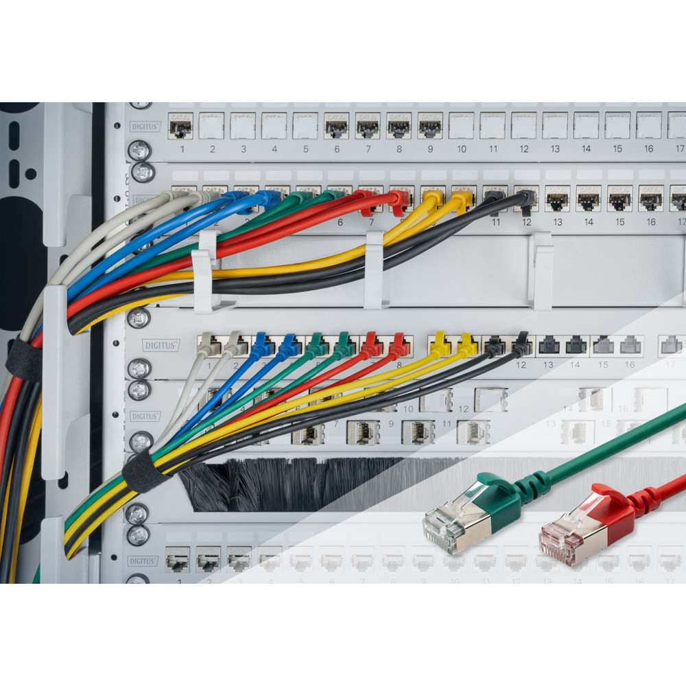 Digitus CAT 6A F-FTP Slim Patchkabel, AWG 32 7