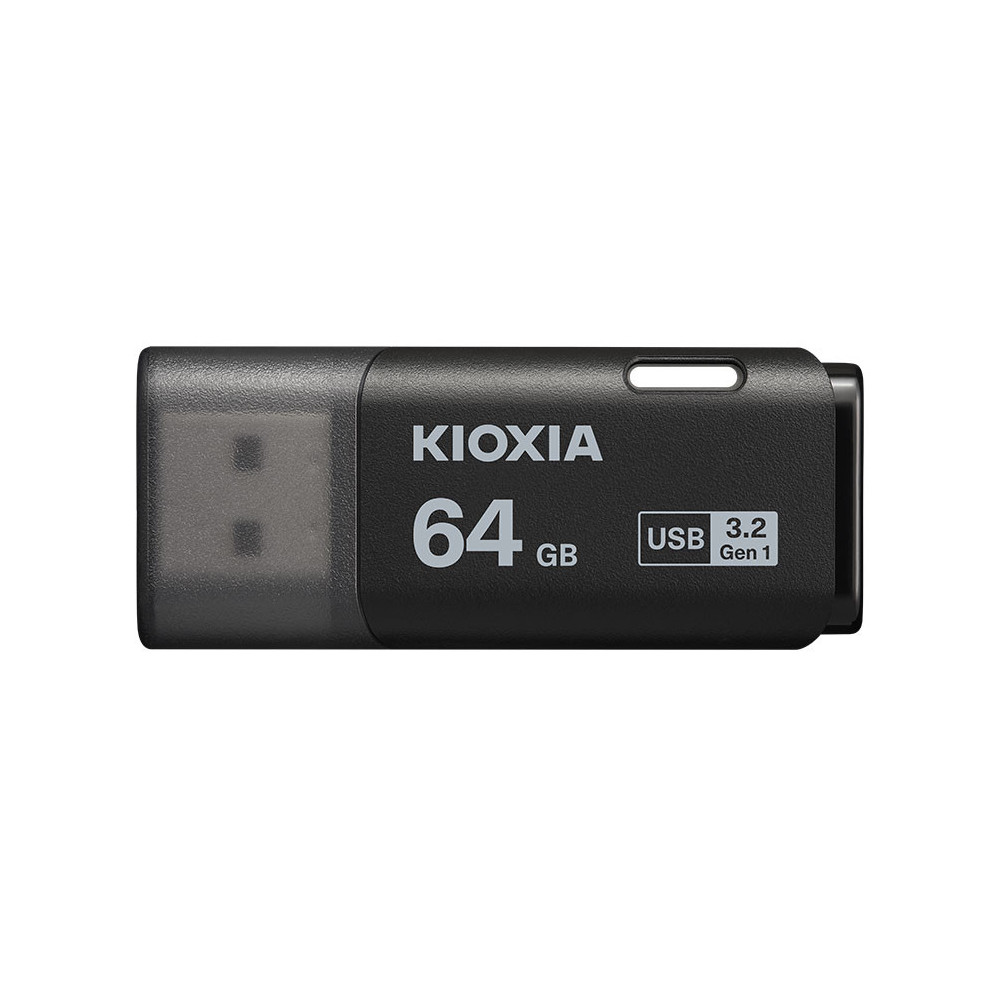 Kioxia LU301K064GG4 lecteur USB flash 64 Go USB Type-A 3.2 Gen 1 (3.1 Gen 1) Noir Kioxia LU301K064GG4 lecteur USB flash 64 Go USB Type-A 3.2 Gen 1 (3.1 Gen 1) Noir