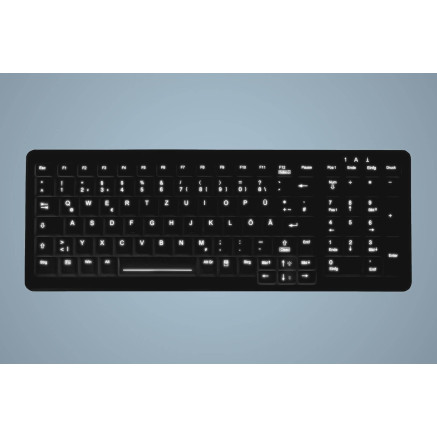 Active Key AK-CB7000 clavier Médical USB Anglais britannique Noir