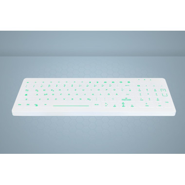 Active Key AK-CB7012 clavier Médical USB Allemand Blanc