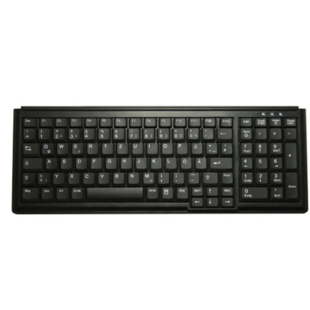 Active Key AK-7000 clavier Maison USB QWERTZ Allemand Noir