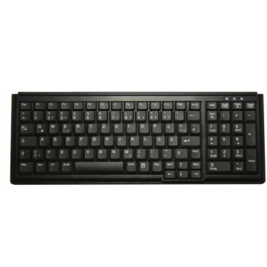 Active Key AK-7000 clavier Maison USB QWERTZ Allemand Noir