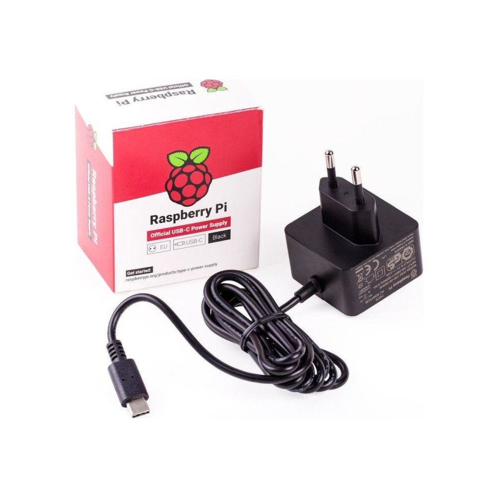 Raspberry Pi RPI PS 15W BK EU adaptateur de puissance & onduleur Intérieure 15,3 W Noir Raspberry Pi RPI PS 15W BK EU adaptateur de puissance & onduleur Intérieure 15,3 W Noir