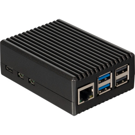 Raspberry Pi RB-ALUCASEP5-08 accessoire pour carte de développent Emplacement Noir
