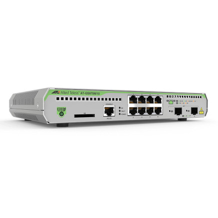Allied Telesis AT-GS970M 10PS-30 commutateur réseau Géré L3 10G Ethernet (100 1000 10000) Connexion Ethernet, supportant